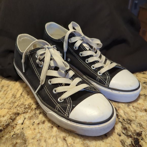 Black Canvas Sneakers - Picture 1 of 1
